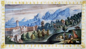 Veduta di Bagnaia da Tarquinio Ligustri