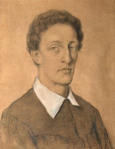 Ritratto del poeta Alexander Blok, 1880-1921, 1906 da Tatyana Nikolaevna Gippius