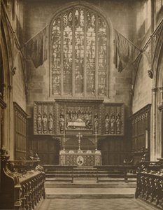 Coro e finestra orientale di St. Margarets, Westminster, c1935 da Taylor