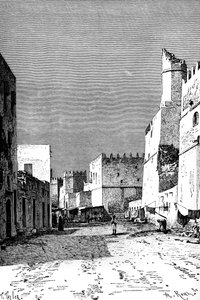 Via Leonec, Sfakes, Nord Africa, 1895 da Taylor