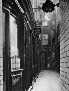 La taverna George and Vulture, Londra, 1926-1927 da Taylor