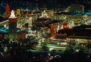 Luci di Natale di notte, Kansas City