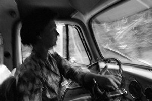 Mildred Cooper, 43 anni, nonna e autista di camion per il trasporto di legname da Ted Spiegel