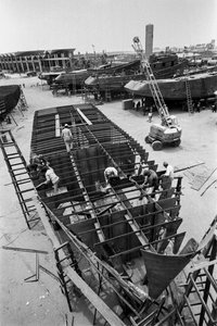 Cantiere navale Promecan, Porto di Callao, costruzione di barche da pesca a circuizione da Ted Spiegel