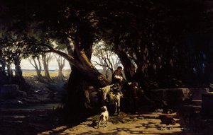 Ardenza o Uliveto in Antignano da Telemaco Signorini