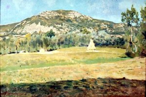 Agosto a Pietramala da Telemaco Signorini