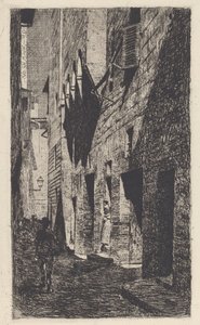 Casa di Dante da Castiglione da Telemaco Signorini