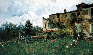 Pioggia estiva a Settignano