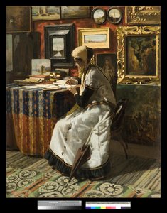 La lettera, 1867 da Telemaco Signorini