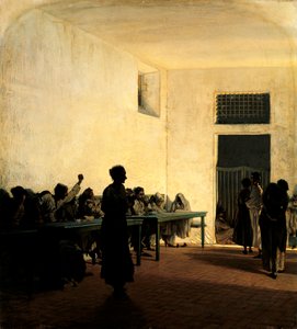 Reparto delle pazze a St Bonifazio a Firenze da Telemaco Signorini