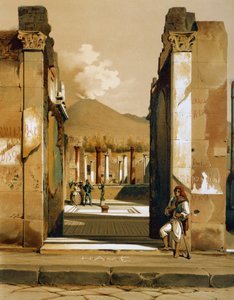 Veduta della Casa del Fauno a Pompei da Teodoro Duclere