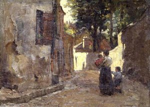 Una strada laterale, Honfleur da Terrick Williams