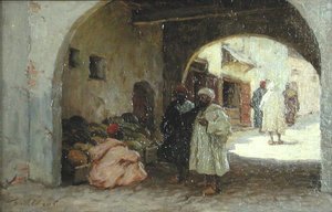 Un venditore di angurie, Nord Africa