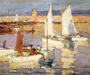 Il porto, Mevagissey, Cornovaglia da Terrick Williams