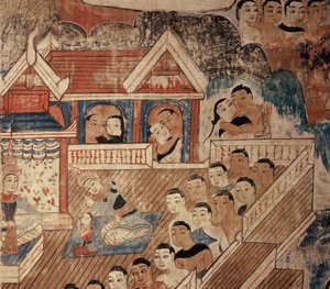 (dettaglio) murale da Thai School
