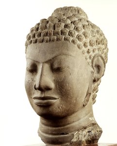 Testa di un Buddha