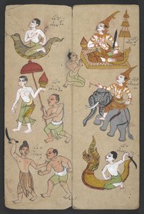 Or 16455 f.2r, Animali dello Zodiaco, da Phrommachat