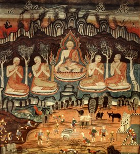 Il primo sermone e Khattana Kuman Jataka, 1867