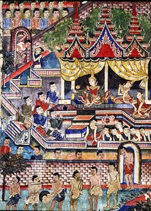 Wiharn Laikarn, episodio dal Jataka Sang Thong da Thai School