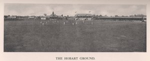 Il Campo di Cricket di Hobart, Tasmania, Australia da The Sydney Daily Telegraph