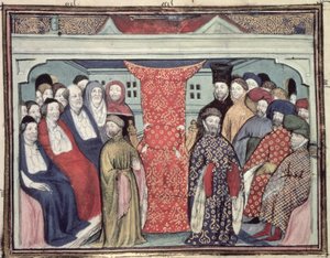 Il Parlamento a Westminster depone Riccardo II e proclama il Duca di Lancaster Re Enrico IV da The Virgil Master