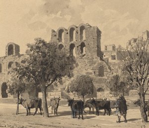 Teatro di Erode Attico da Themistocles von Eckenbrecher