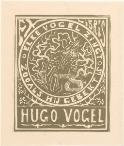 Ex libris di Hugo Vogel