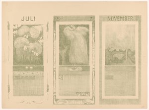 Calendari per luglio, agosto e novembre 1910