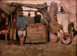 Macelleria a Tangeri da Théo van Rysselberghe