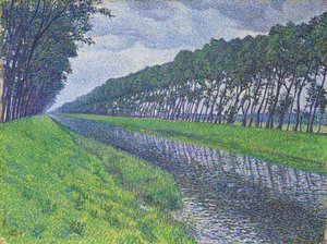 Canale nelle Fiandre, 1894 da Théo van Rysselberghe