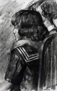 Ritratto di bambini, c. 1897 da Théo van Rysselberghe
