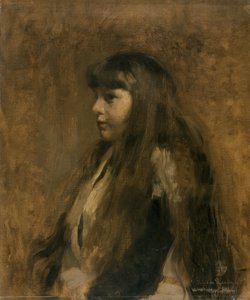 Ritratto di una ragazza da Théo van Rysselberghe