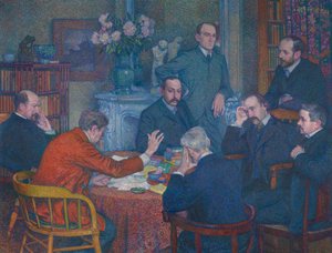 La conferenza di Emile Verhaeren da Theo van Rysselberghe