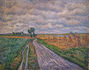 Sentiero di campagna nella Marca