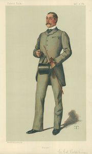 Tenente colonnello Ralph Vivian, Ralph, 21 aprile 1883, caricatura di Vanity Fair da Theobald Chartran