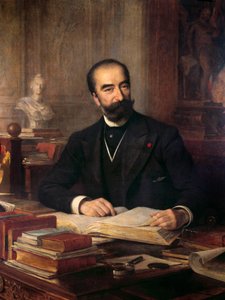 Ritratto di Sadi Carnot nel suo ufficio, presidente dal 1887 al 1894