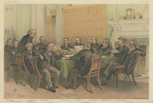 Il Consiglio dei Ministri 1883 da Theobald Chartran