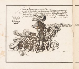 Libro sui tornei: Cavaliere rivolto a destra