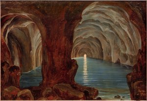 Grotta Azzurra a Capri da Theobald von Oer