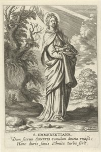 Santa Emerenziana di Roma da Theodoor Galle