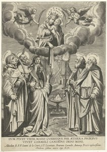 Nostra Signora del Monte Carmelo da Theodoor Galle