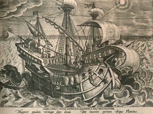 Plancius che Prende una Vista, 1592 da Theodoor Galle