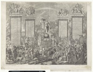 Rappresentazione allegorica del mondo da Theodoor Koning