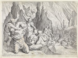 I Greci si imbarcano dopo la caduta di Troia da Theodoor van Thulden