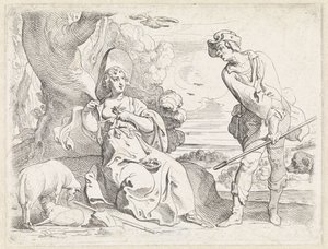 Pastore e pastorella
