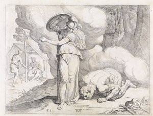 Minerva mostra Itaca a Ulisse da Theodoor van Thulden