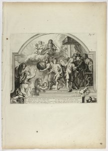 Filippo IV nomina il principe Ferdinando governatore dei Paesi Bassi, tavola 25 da Casperius Gevartius, Pompa Introitus Honori Serenissimi Principis Ferdinandi (Ingresso trionfale del serenissimo e onorevole cardinale-infante Ferdinando) da Theodoor van Thulden