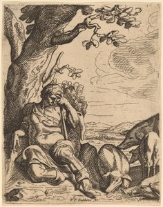 Il figliol prodigo tra i porci da Theodoor van Thulden after Sir Peter Paul Rubens