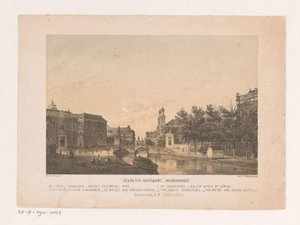 Deventer Houtmarkt e Muidergracht ad Amsterdam da Theodor Brüggemann
