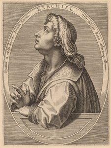 Ezechiele da Theodor Galle after Jan van der Straet